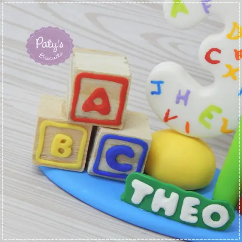 Mini Topo com Vela Abc