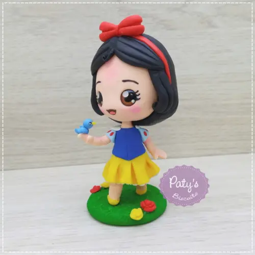 Miniatura / Topo de Bolo Branca de Neve Baby