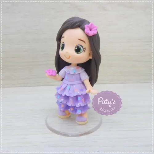 Miniatura / Topo de Bolo Isabella Madrigal 8cm - Encanto