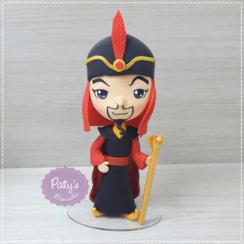 Miniatura / Topo de Bolo Jafar - Aladdin (12cm)