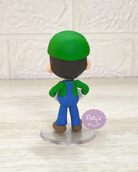 Miniatura / Topo de Bolo Luigi 8cm - Super Mario Bros.