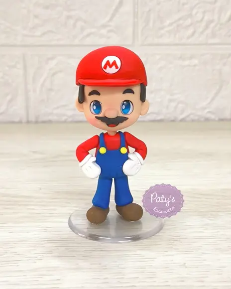 Miniatura / Topo de Bolo Mario 8cm - Super Mario Bros.