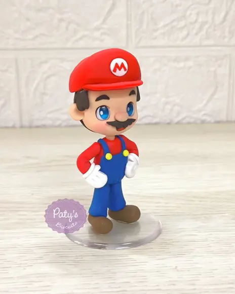 Miniatura / Topo de Bolo Mario 8cm - Super Mario Bros.