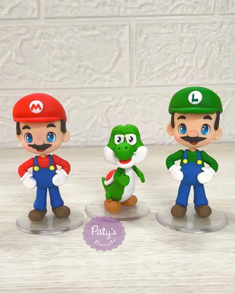 Miniatura / Topo de Bolo Mario 8cm - Super Mario Bros.