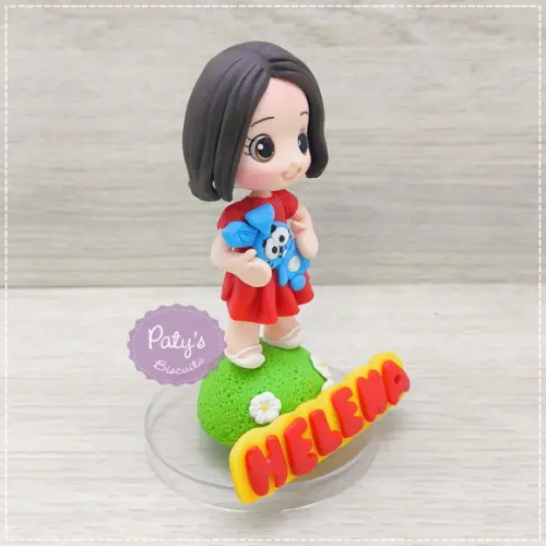Miniatura / Topo de Bolo Mônica - Turma da Mônica