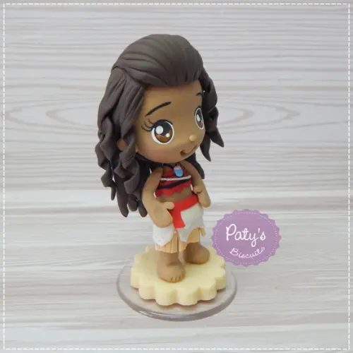 Miniatura / Topo de Bolo Moana 8cm