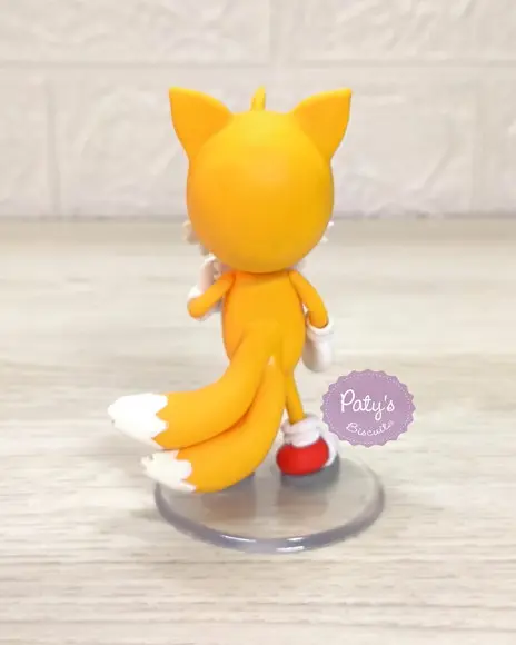 Miniatura / Topo de Bolo Tails 8cm - Sonic The Hedgehog