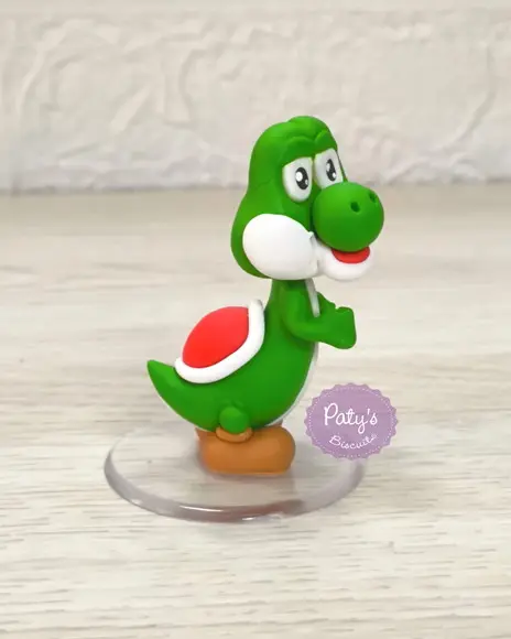 Miniatura / Topo de Bolo Yoshi 7cm - Super Mario Bros.