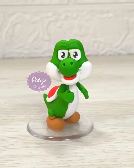Miniatura / Topo de Bolo Yoshi 7cm - Super Mario Bros.
