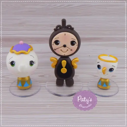 Miniatura a Bela e a Fera 8cm (valor unitário)