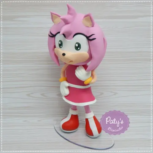 Miniatura Amy Rose 12cm - Sonic The Hedgehog