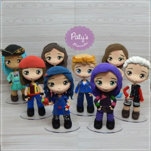 Miniatura Descendentes 12cm (Unitário)