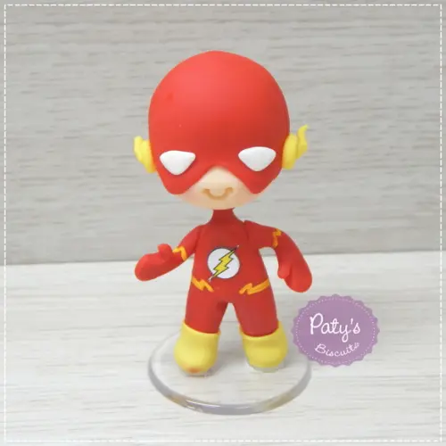 Miniatura Flash 8cm - Liga da Justiça/ Super Heróis