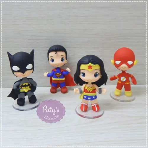 Miniatura Superman 8cm - Liga da Justiça/ Super Heróis