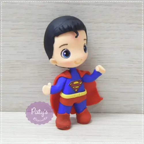Miniatura Superman 8cm - Liga da Justiça/ Super Heróis