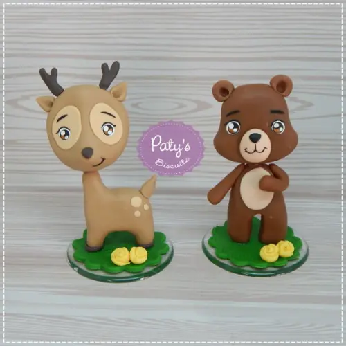 Miniaturas Bichinhos da Floresta / Woodland 8cm (unitário)