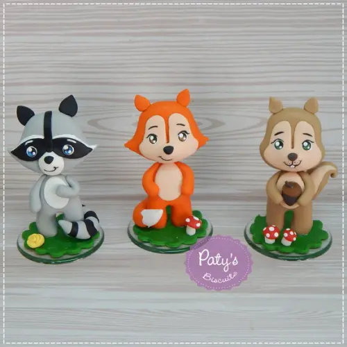Miniaturas Bichinhos da Floresta / Woodland 8cm (unitário)