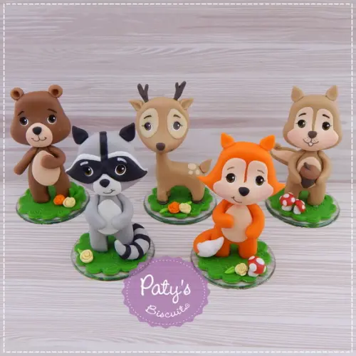 Miniaturas Bichinhos da Floresta / Woodland 8cm (unitário)
