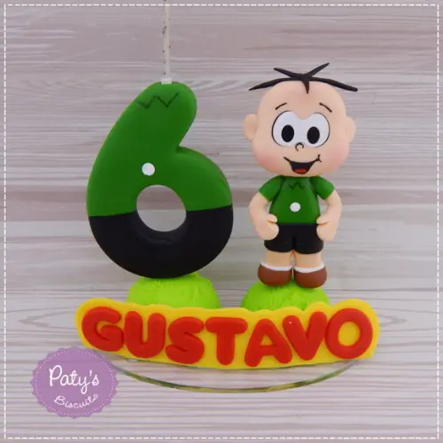 Topinho com Vela Cebolinha - Turma da Mônica