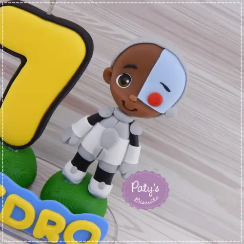 Topinho com Vela Ciborgue - Jovens Titãs em Ação