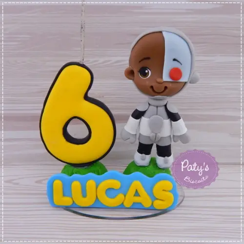 Topinho com Vela Ciborgue - Jovens Titãs em Ação