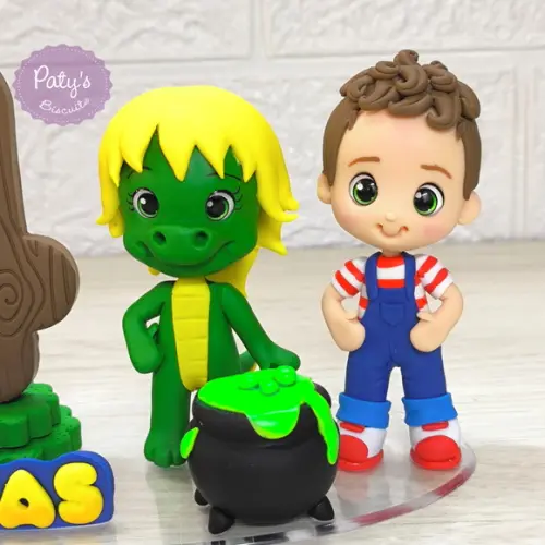 Topinho com Vela Cuca e Pedrinho - Sítio do Pica-Pau Amarelo