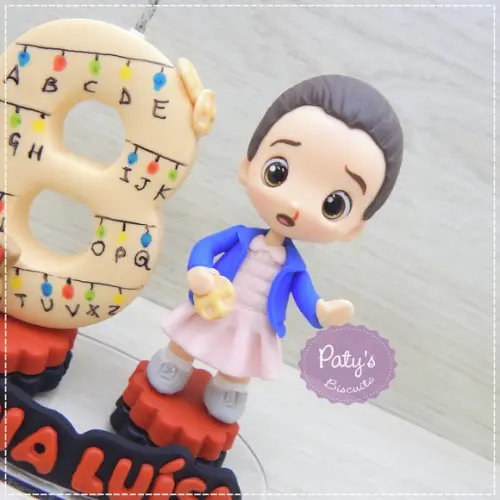 Topinho com Vela Eleven / Onze - Stranger Things