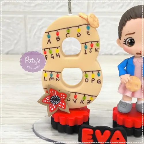 Topinho com Vela Eleven / Onze - Stranger Things