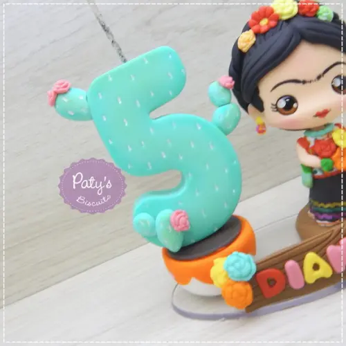 Topinho com Vela Frida Kahlo