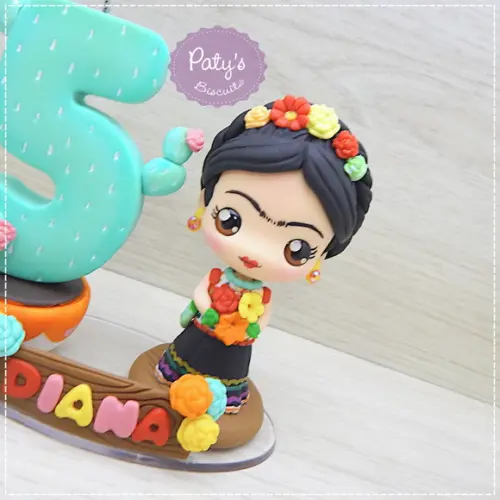 Topinho com Vela Frida Kahlo