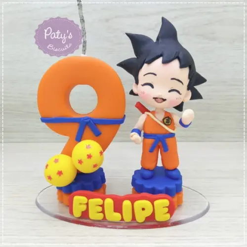 Topinho com Vela Goku - Dragon Ball Z