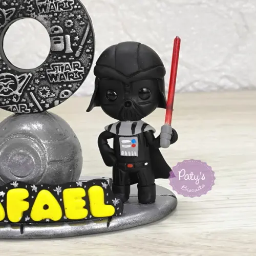 Topinho com Vela Luke e Darth Vader - Star Wars