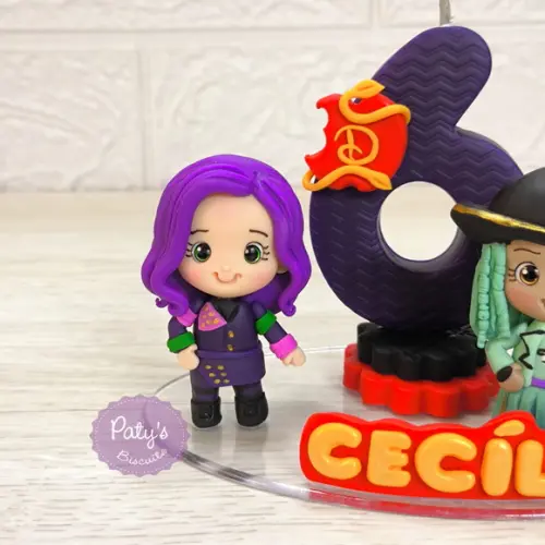 Topinho com Vela Mal, Evie e Uma - Descendentes