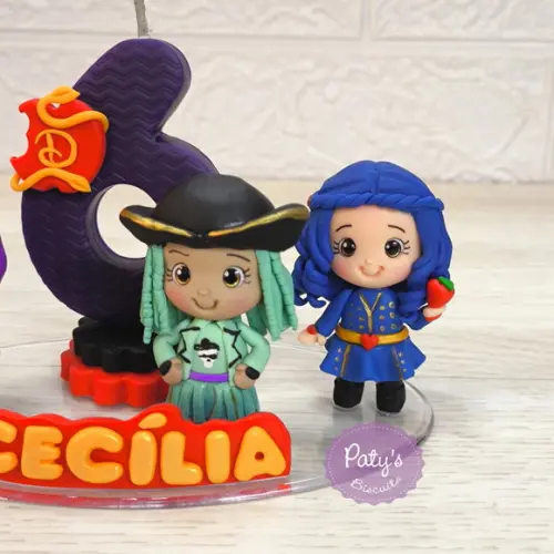 Topinho com Vela Mal, Evie e Uma - Descendentes