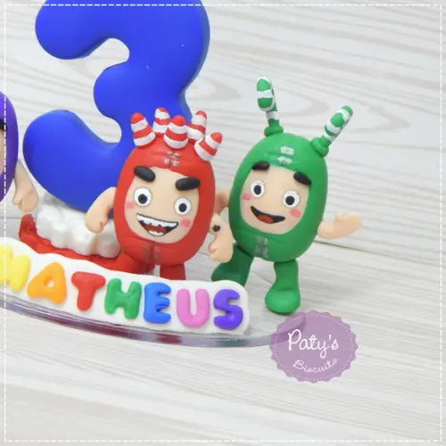 Topinho com Vela Oddbods (mod. 02)