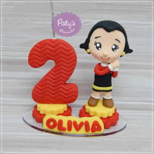 Topinho com Vela Olívia Palito - Popeye