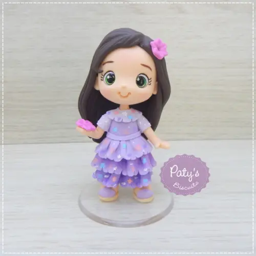 Topinho com Vela Personalizado Isabella Madrigal - Encanto