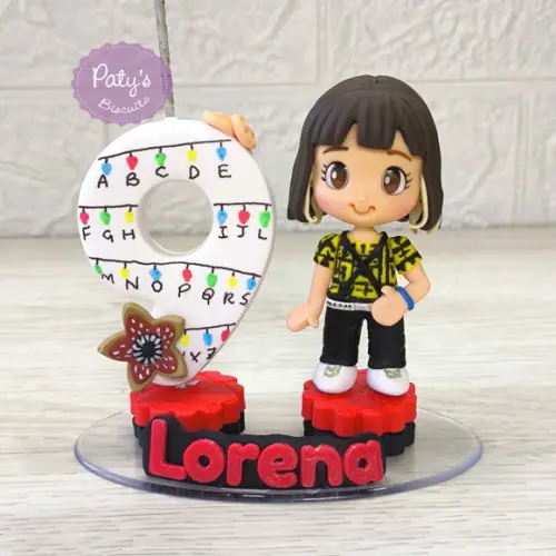 Topinho com Vela Personalizado Stranger Things