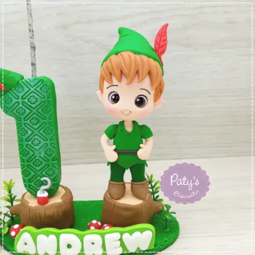Topinho com Vela Peter Pan