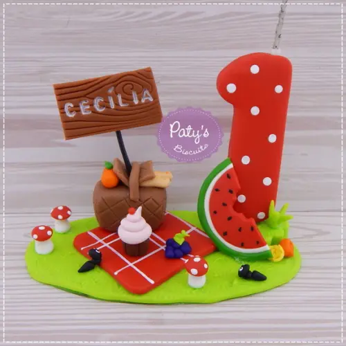 Topinho com Vela Picnic