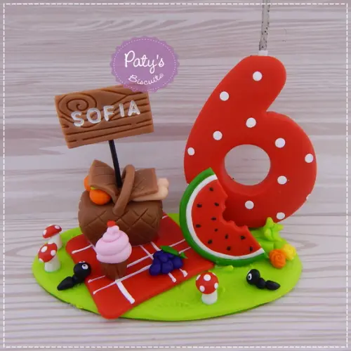 Topinho com Vela Picnic