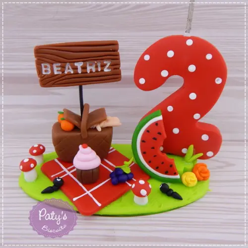 Topinho com Vela Picnic