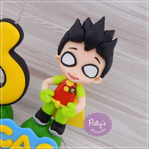 Topinho com Vela Robin - Jovens Titãs em Ação