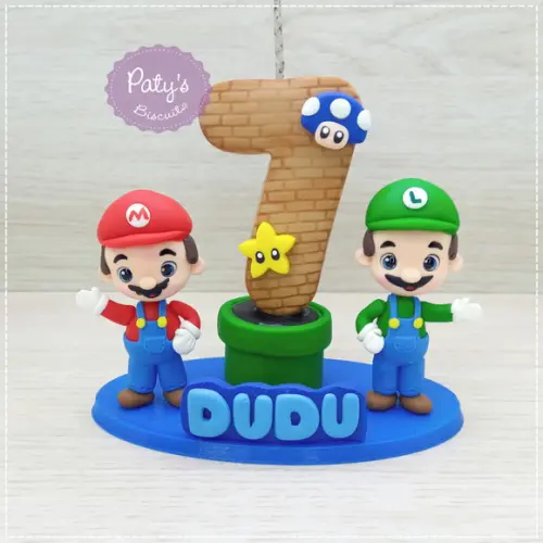Topo Cenário Mário e Luigi - Super Mario Bros.