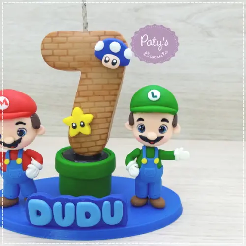 Topo Cenário Mário e Luigi - Super Mario Bros.
