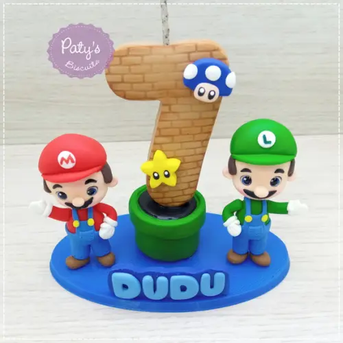 Topo Cenário Mário e Luigi - Super Mario Bros.