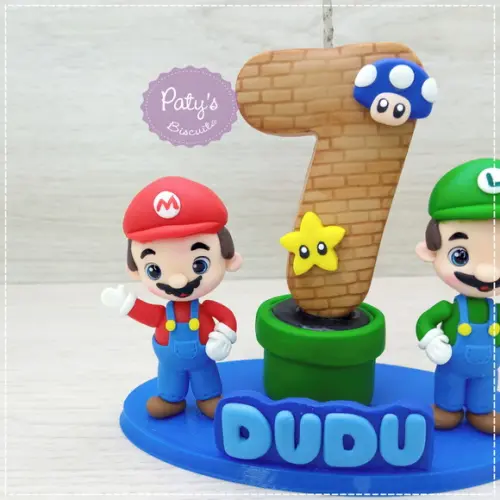 Topo Cenário Mário e Luigi - Super Mario Bros.