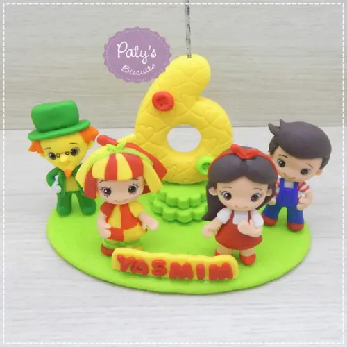 Topo Cenário Sítio do Pica-Pau Amarelo (4 personagens)