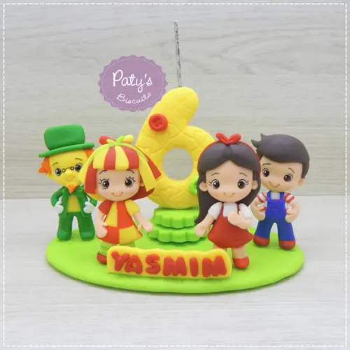 Topo Cenário Sítio do Pica-Pau Amarelo (4 personagens)