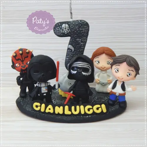 Topo Cenário Star Wars (5 Personagens)